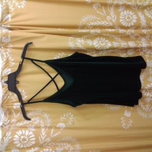 Dark green scrappy tank